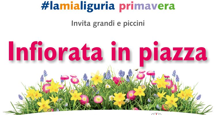 Tutto pronto in Piazza De Ferrari per l'infiorata promossa dalla Regione Liguria 