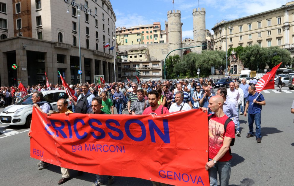 Nuovi licenziamenti Ericsson, il 20 aprile sciopero anche a Genova 