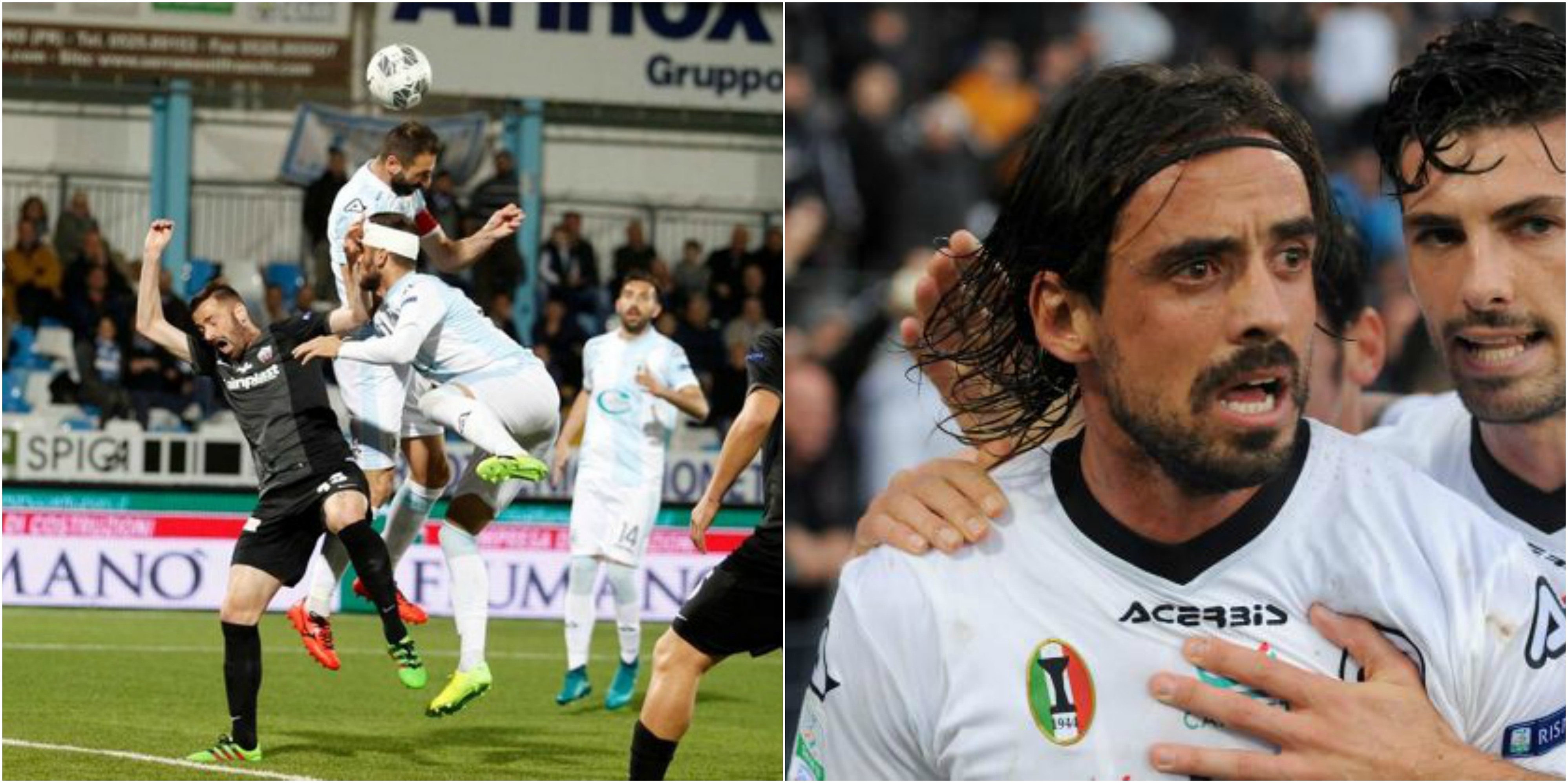 Entella e Spezia, tre punti a testa: Ascoli battuto 2-1, Verona ko di misura