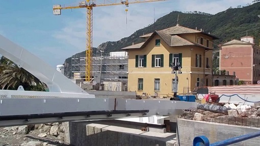 Sestri Levante, cerimonia d'inaugurazione per il nuovo ponte di Riva Trigoso