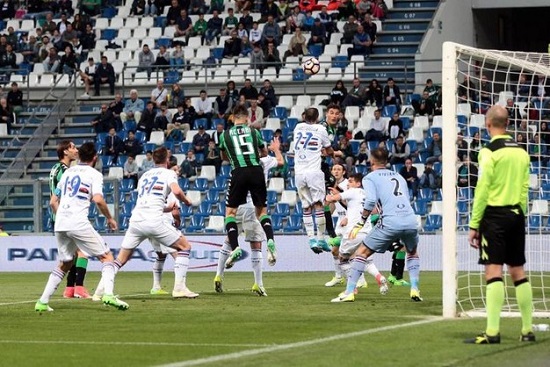 Sampdoria battuta dal Sassuolo, non basta il gol iniziale di Schick 