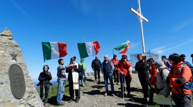 25 Aprile, festa sul Monte Antola per ricordare i partigiani liguri