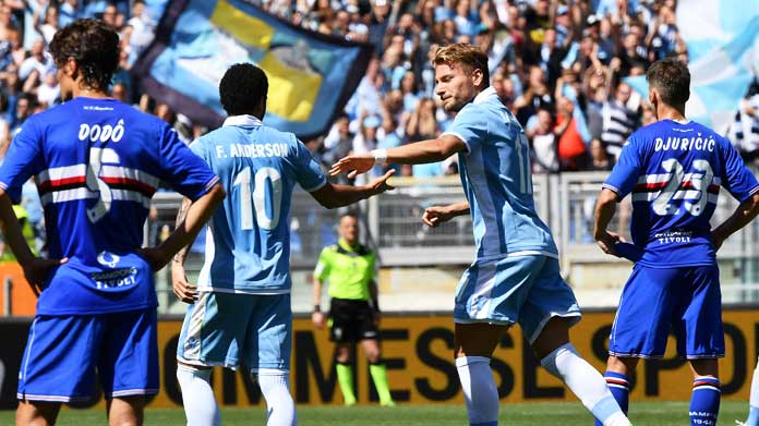 Figuraccia Sampdoria, a Roma la Lazio vince 7-3: passeggiata per la squadra di Inzaghi 