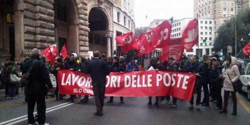 Presidio in Prefettura dei lavoratori precari delle  Poste: in Liguria sono 200