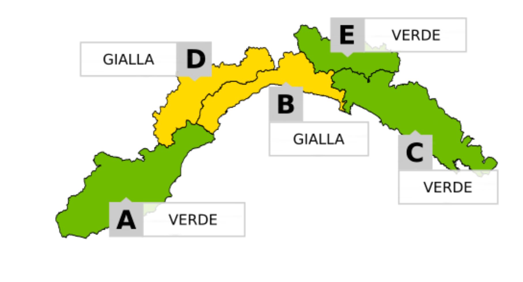 Meteo: temporali forti sulla Liguria, lunedì allerta gialla dalle 8 alle 16