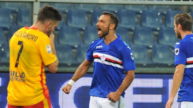 Sampdoria-Benevento 2-1, super Quagliarella regala i primi tre punti della stagione 