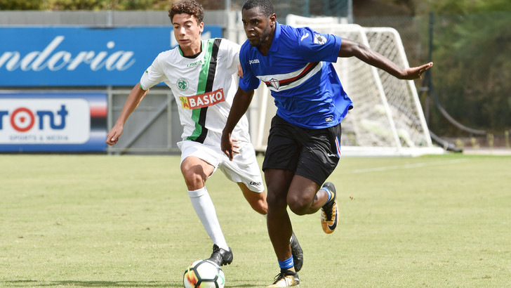 Sampdoria, primi gol in maglia blucerchiata per Zapata: tripletta nel test contro il Baiardo