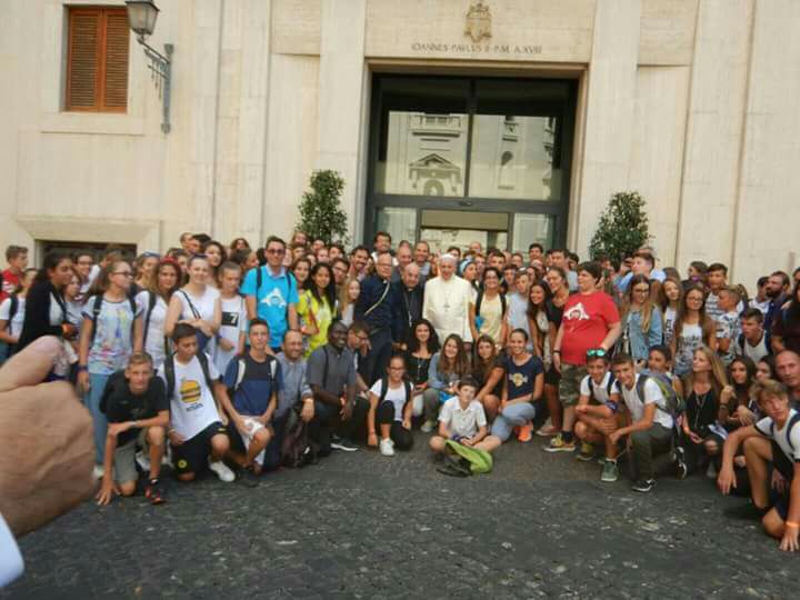 Da Chiavari a Roma per Papa Francesco, l'incontro dei cresimati con il Pontefice