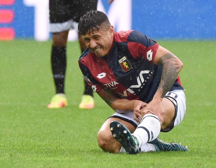 Genoa, Lapadula infortunato: rischia quattro mesi di stop