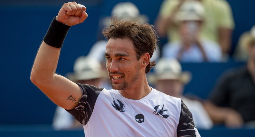 Tennis: eliminato Bautista in tre set, Fognini in finale contro Dzumhur    