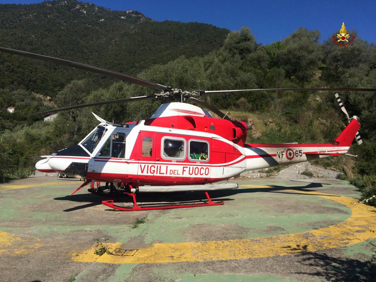 Ronco Scrivia, colpito dall'albero che stava tagliando: grave al San Martino