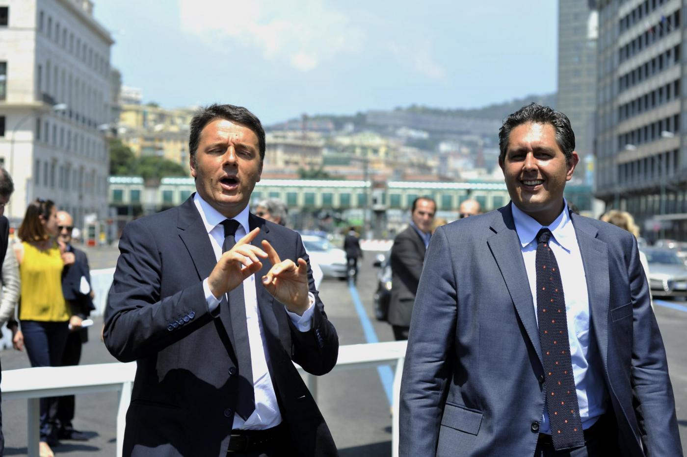 Renzi a Genova incontrerà Toti sui cantieri del torrente Bisagno