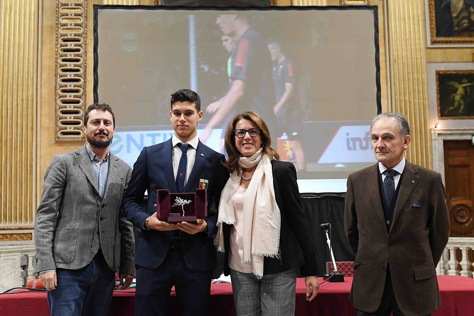 Premio 'Sportivo Ligure dell'Anno', menzione speciale per Pellegri. Assessore Cavo: 