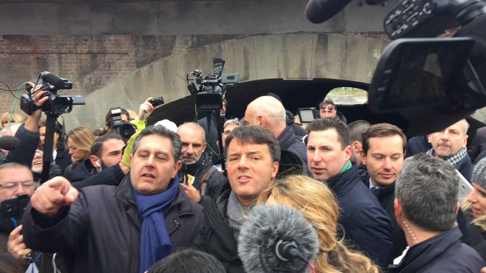 Renzi sul Bisagno con Toti: 