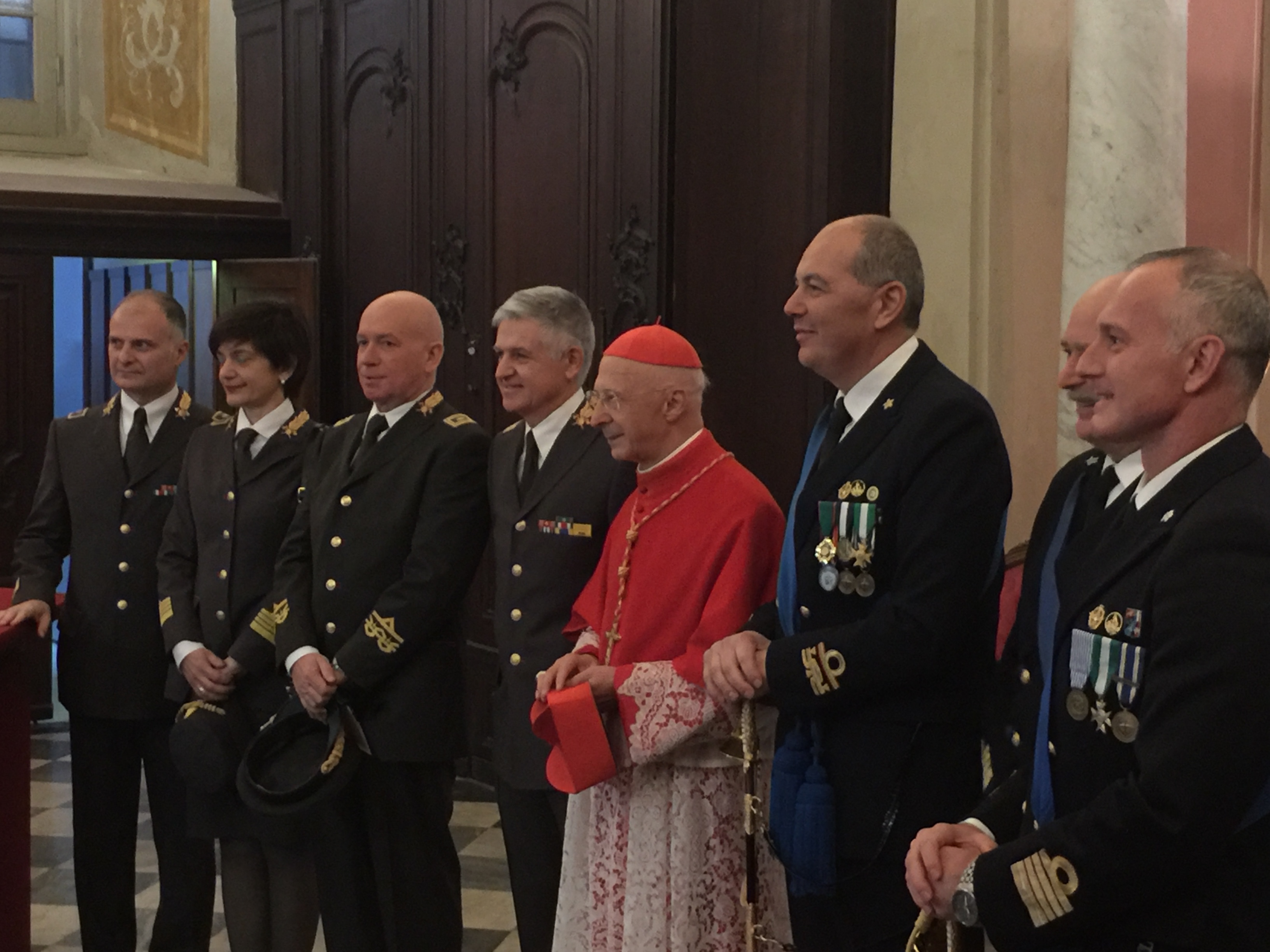 Santa Barbara: cardinal Bagnasco celebra la santa patrona di vigili del fuoco, capitaneria di porto e marina militare