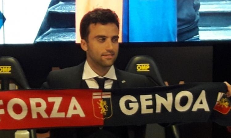 Genoa, lesione muscolare per Rossi: stop almeno di tre settimane