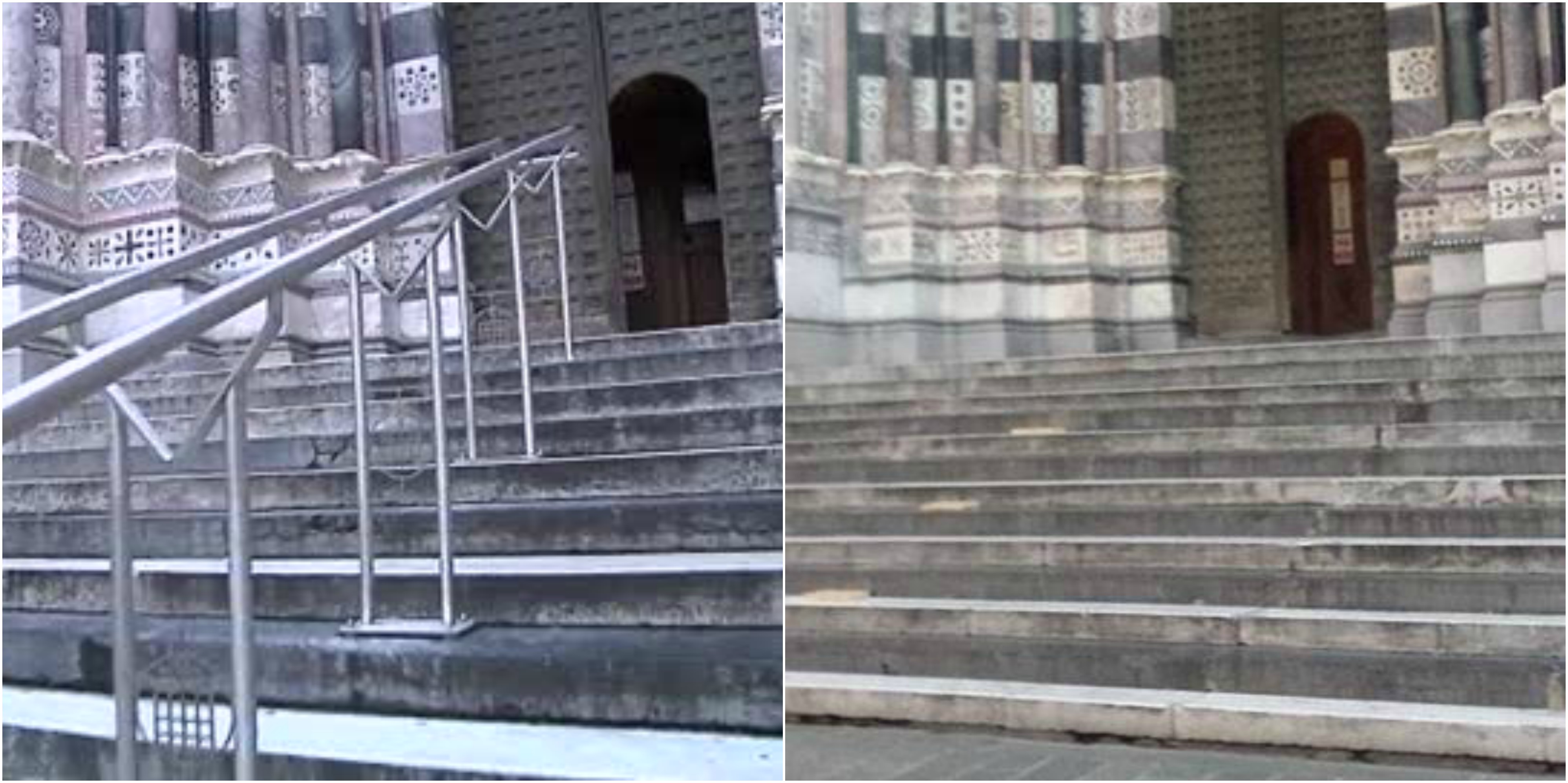 Cattedrale San Lorenzo, rimossi i corrimano della discordia