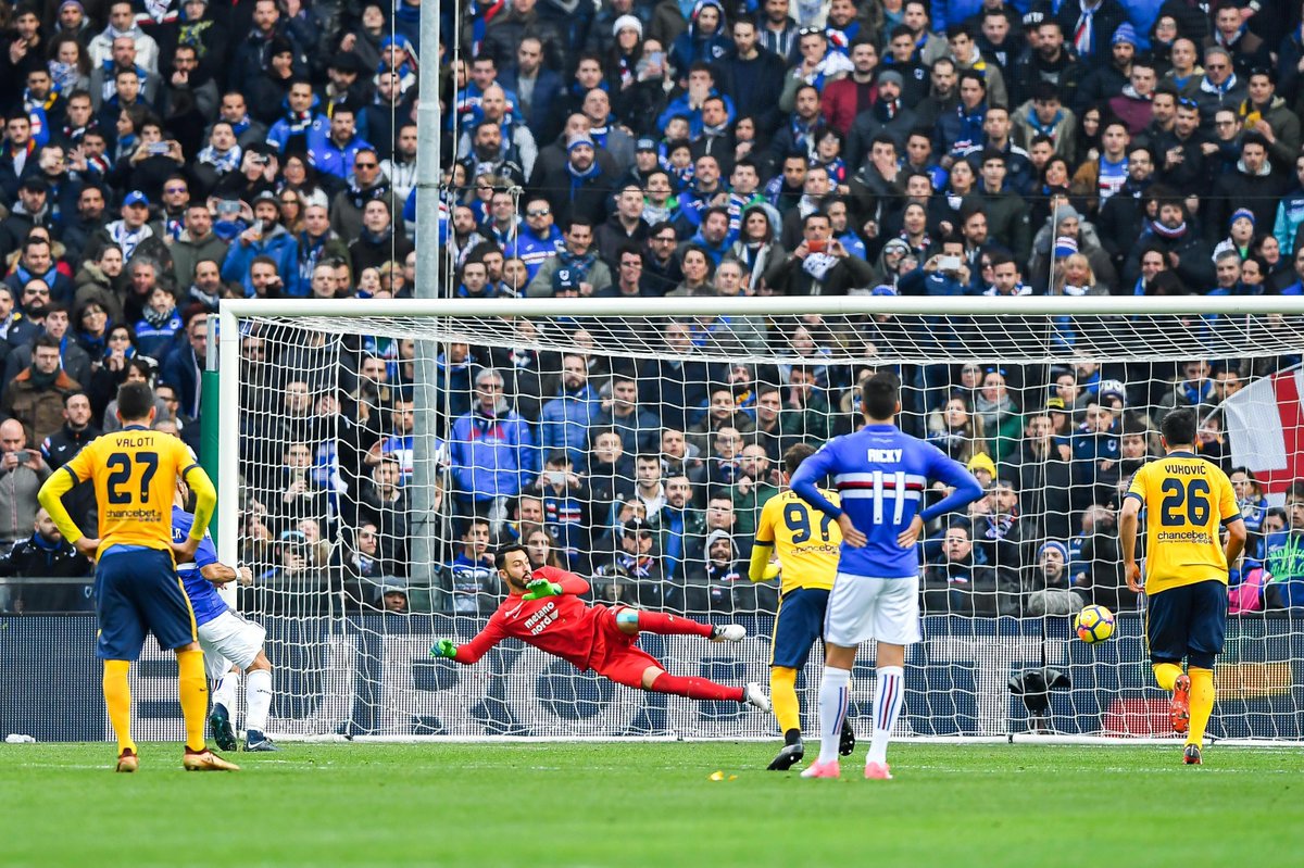 Sampdoria, vittoria contro il Verona (2-0) e balzo in avanti verso l'Europa 