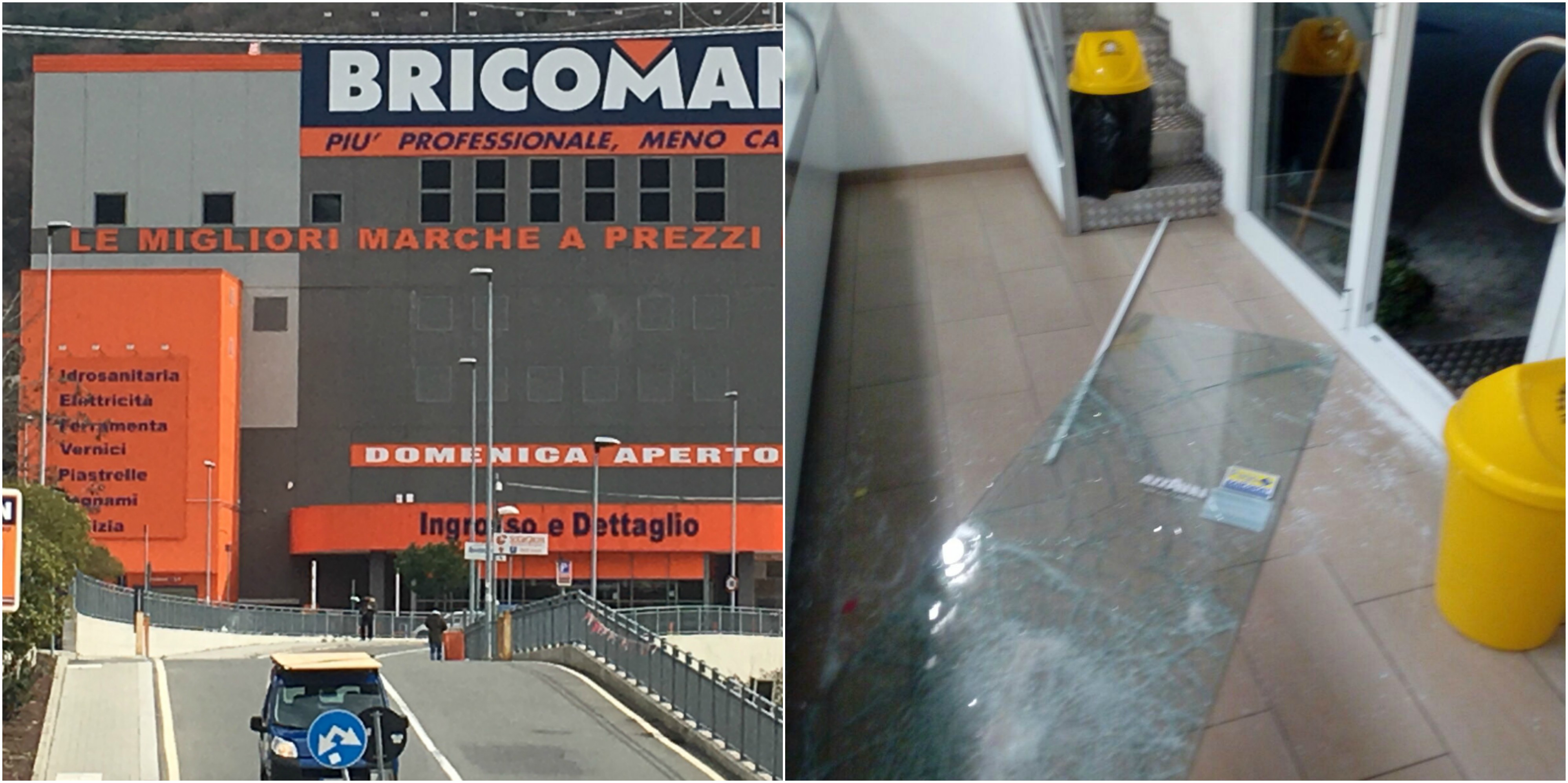 Ladri in azione al centro commerciale di Ponte Carrega