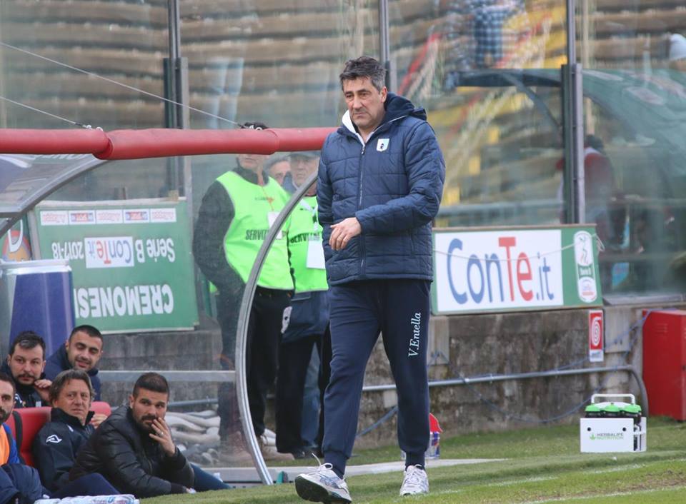 Entella, Aglietti sorride dopo il successo a Cremona: 