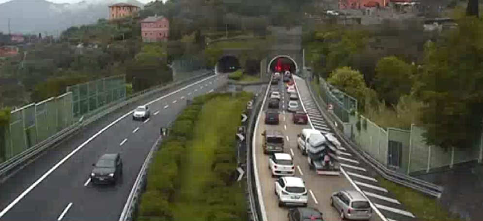 Primo maggio di rientri, la situazione sulle autostrade della Liguria