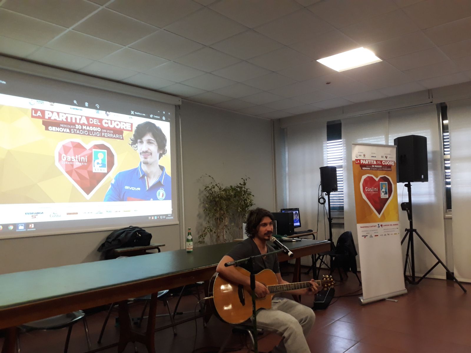 Partita del Cuore: Pierdavide Carone incontra gli studenti dell'istituto Marco Polo