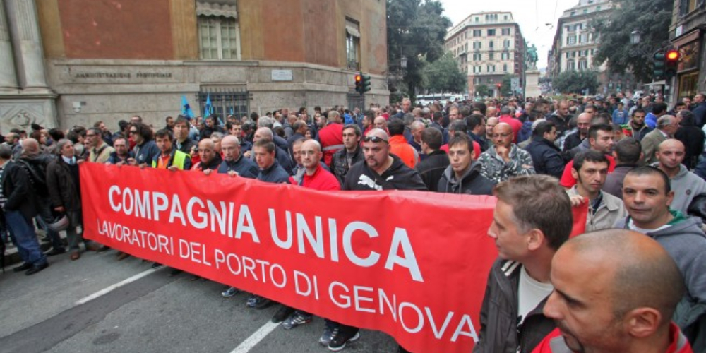 Genova si prepara allo sciopero del porto: 