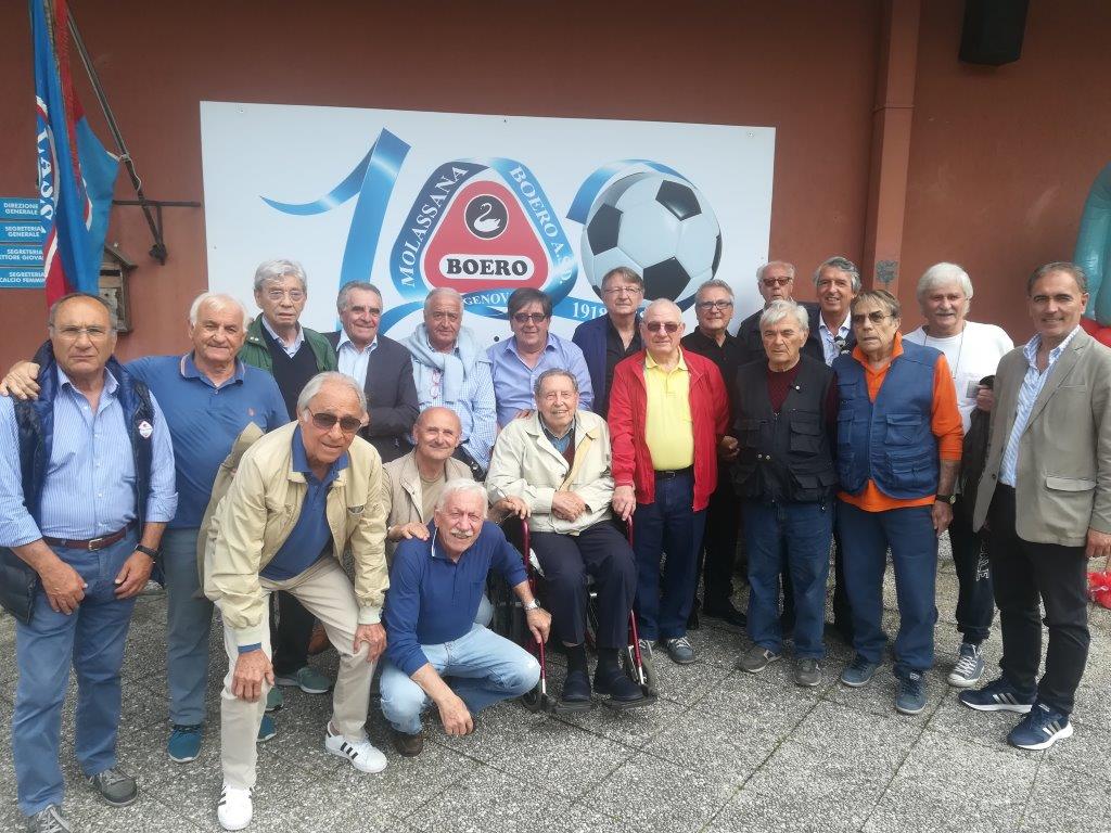 Grande Festa per i 100 anni del Molassana, in campo a Cà de Rissi tutti i giovani e tante vecchie glorie