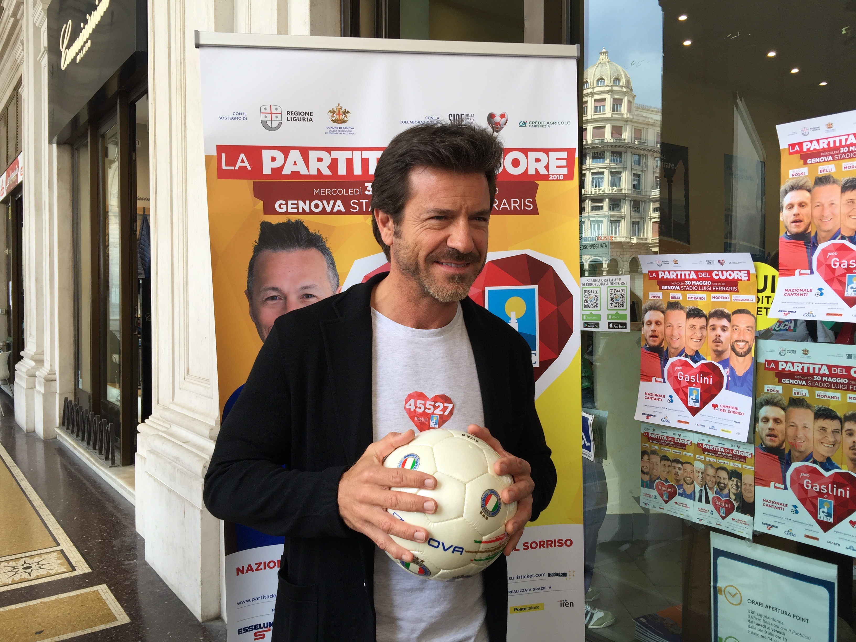 'Partita del Cuore', l'attore Paolo Conticini: 