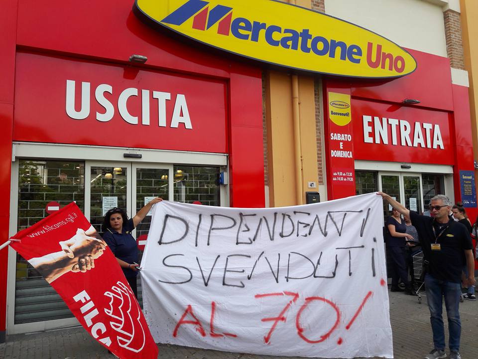 Mercatone Uno, ancora sciopero: a Rivarolo incontro con il Comune