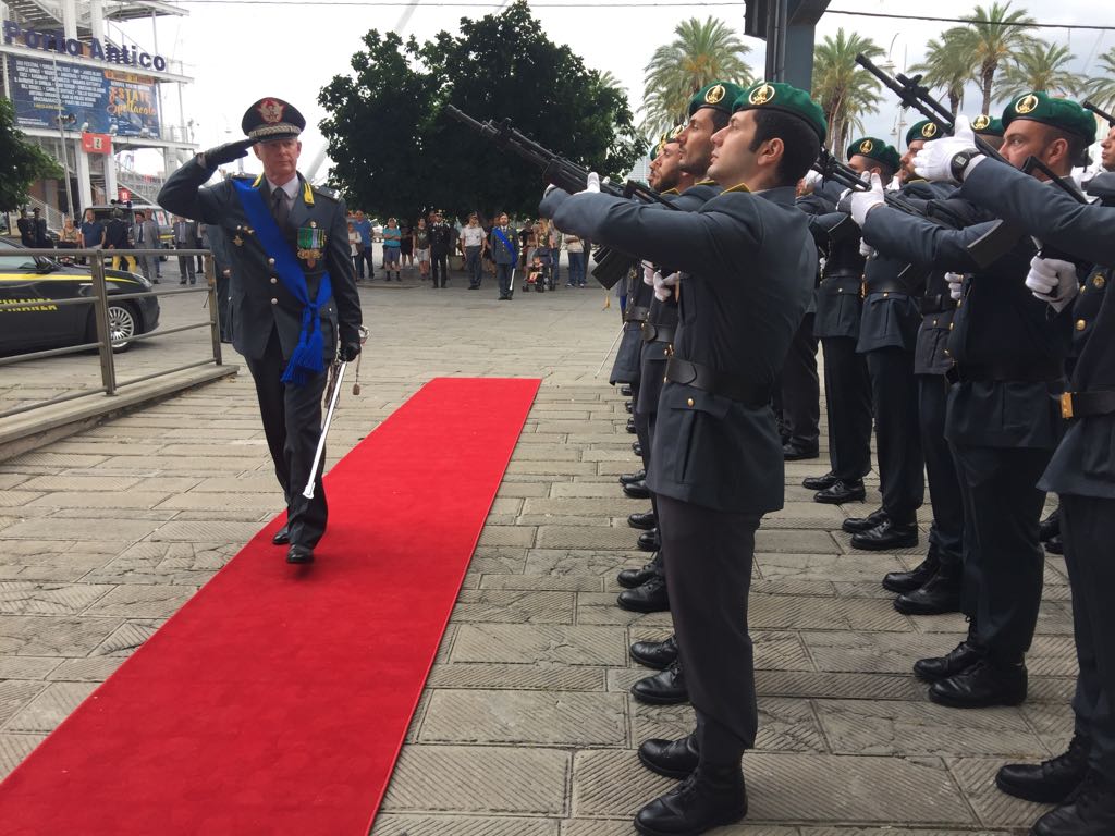 Festa a Palazzo San Giorgio, la Finanza celebra i suoi 244 anni