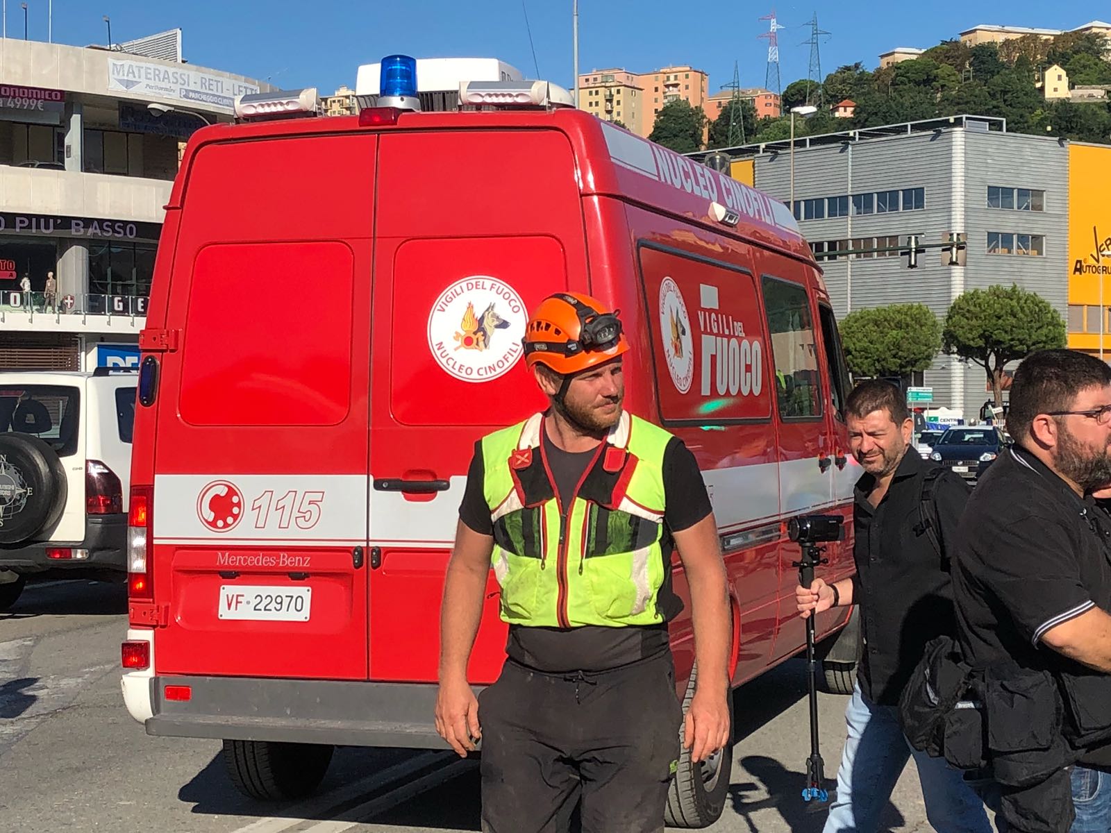 Il comandante dei vigili del fuoco a Primocanale: 