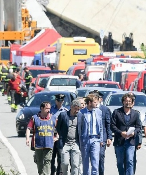 Crollo ponte, Toninelli e commissaria Bulc lunedì a Genova