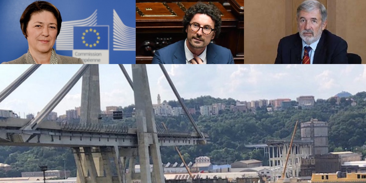 Decreto Genova in Parlamento. E a Genova Bucci e Toninelli incontrano l'Ue