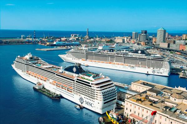 Msc Crociere da record a Genova, nel 2018 un milione di passeggeri