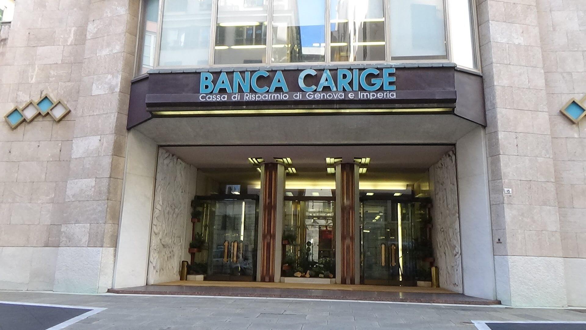 Carige, ecco le iniziative a sostegno della banca 