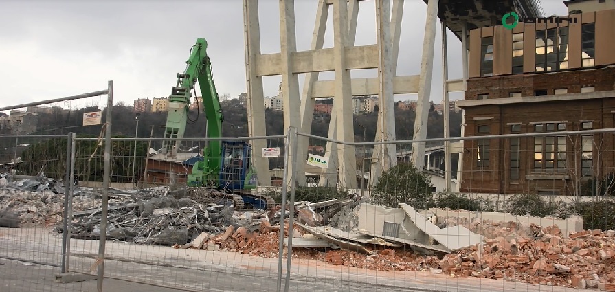 Ponte Morandi, al via la preparazione torri per sicurezza pila 10