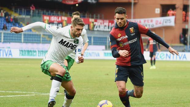 Genoa-Sassuolo 1-1, Sanabria risponde a Djuricic  