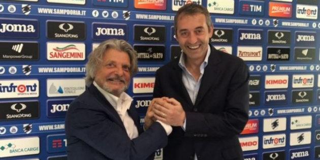 Sampdoria,  Ferrero congeda Giampaolo: 