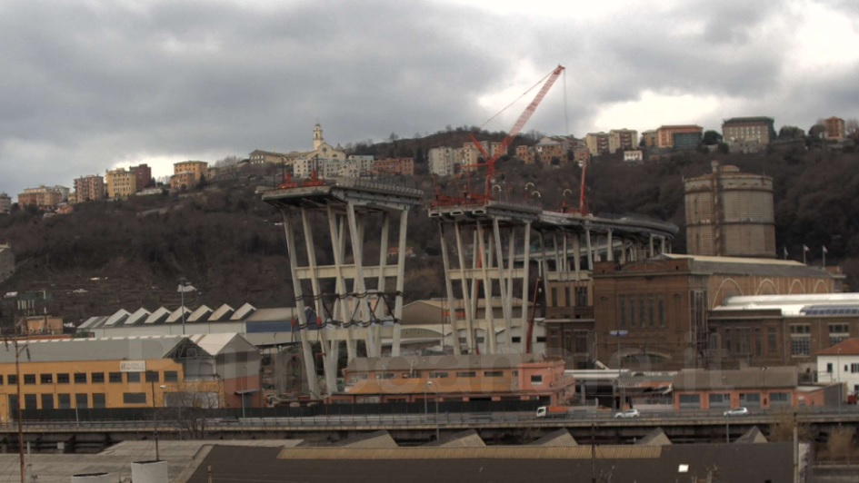 Ponte Morandi, i lavori vanno avanti: attesa per lo smontaggio della seconda trave