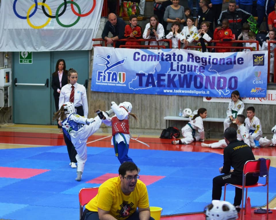 Campionati regionali Taekwondo: la scuola Taekwondo Genova si conferma campione