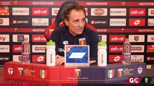 Genoa, venerdì conferenza di Prandelli poi la partenza per Ferrara