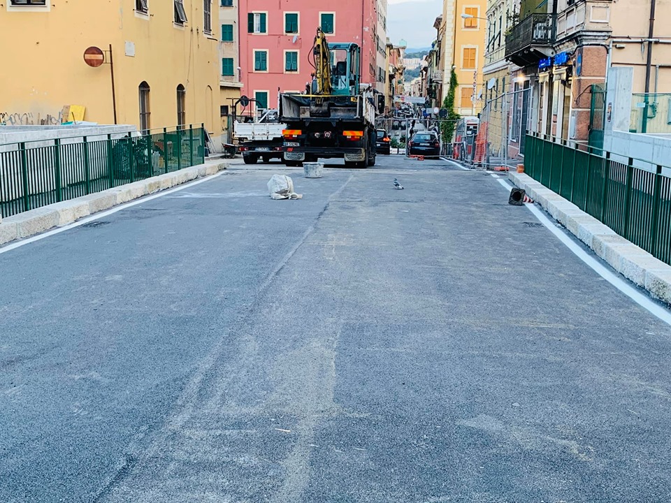 Genova, ponte di via Giotto: lavori conclusi, pronta la riapertura  