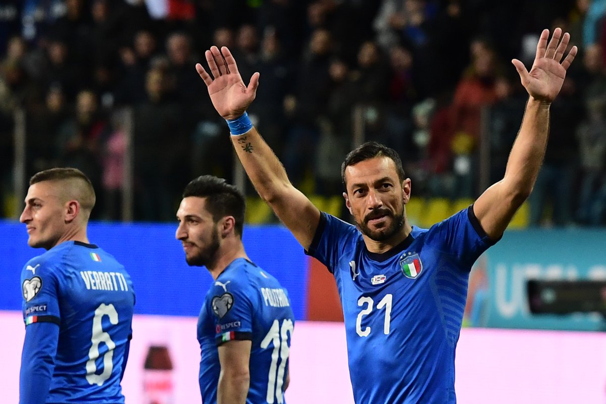 Sampdoria, Quagliarella convocato in azzurro per Grecia e Bosnia