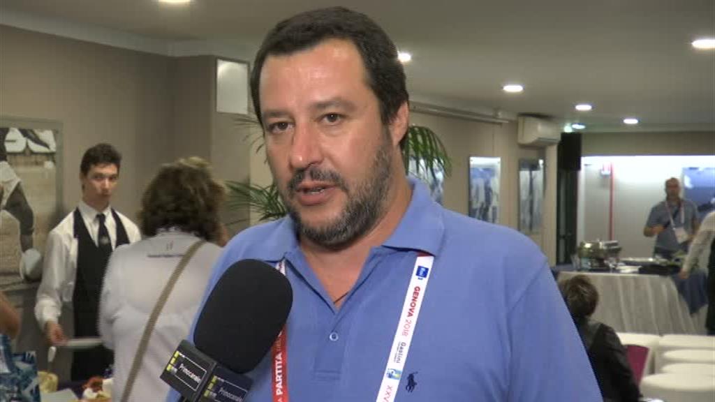 Salvini a Genova per l'assegnazione degli immobili confiscati alle mafie