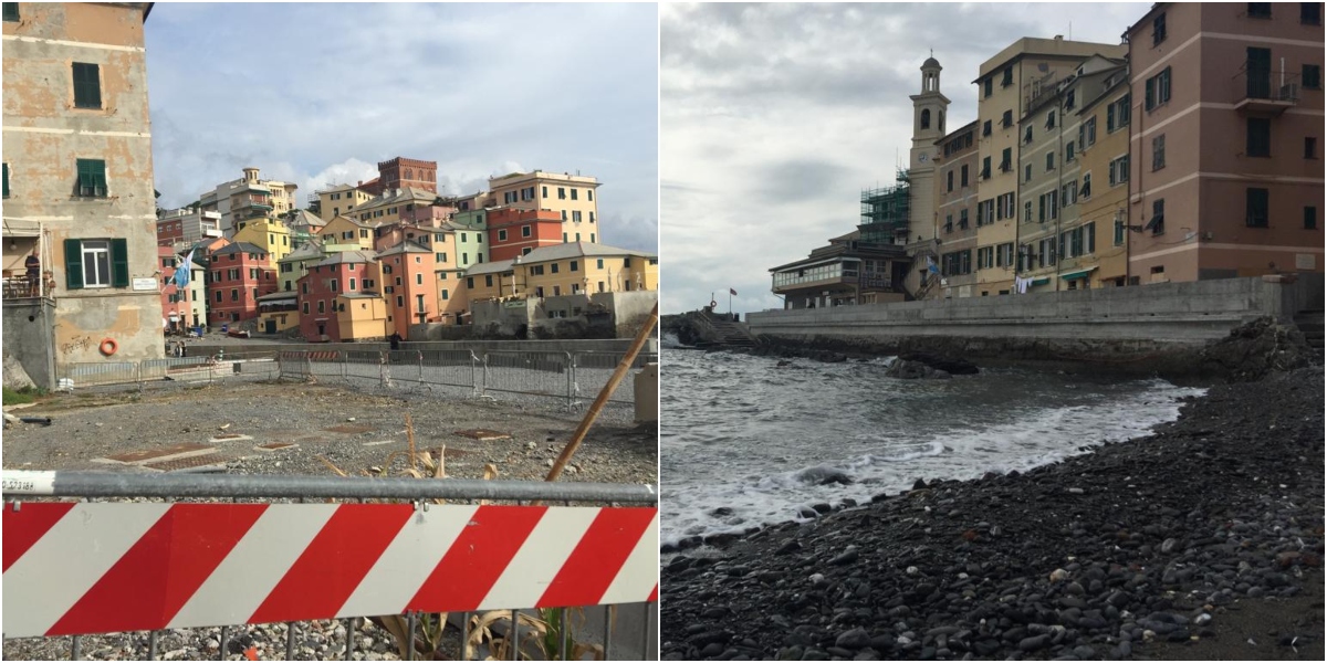  Mareggiata, Boccadasse ancora senza barche. Commercianti e residenti: 