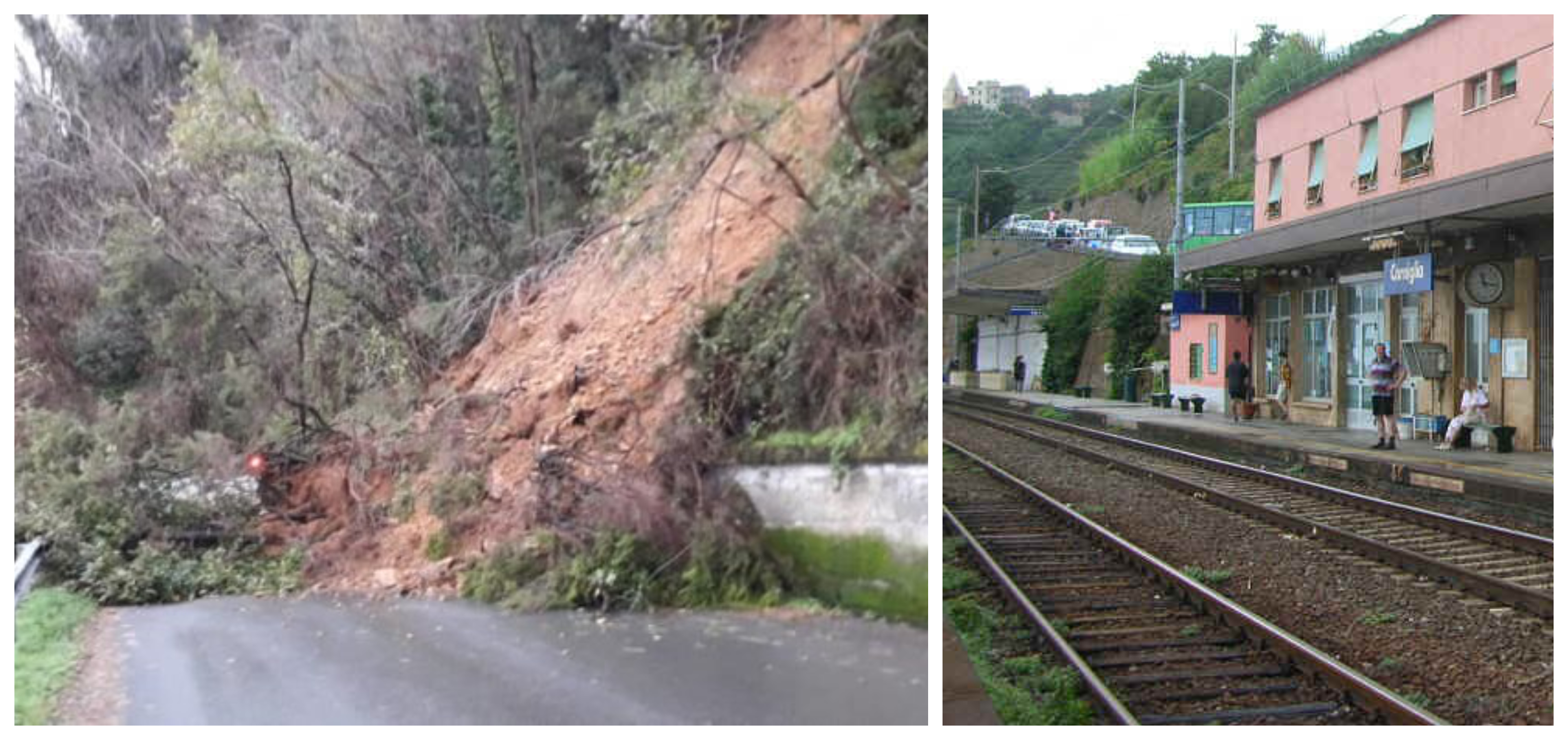 Frana isola una palazzina alla Spezia, galleria allagata causa ritardi ai treni