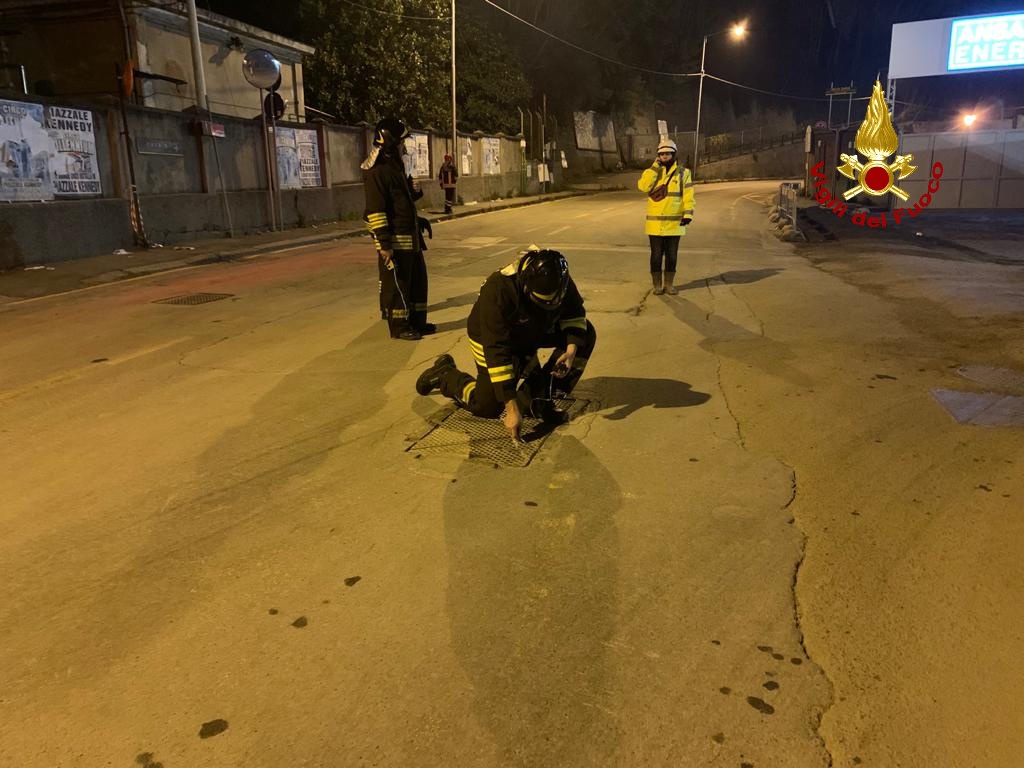 Ponte per Genova, lavori fermati per una fuga di gas in una strada adiacente