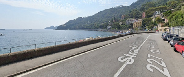 Portofino, poco traffico sulla provinciale: la strada chiude al pomeriggio per accelerare i lavori