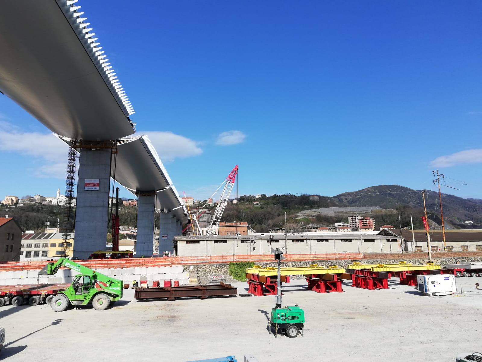 Ponte per Genova, lavori avanti nonostante caso di coronavirus e 20 operai in quarantena